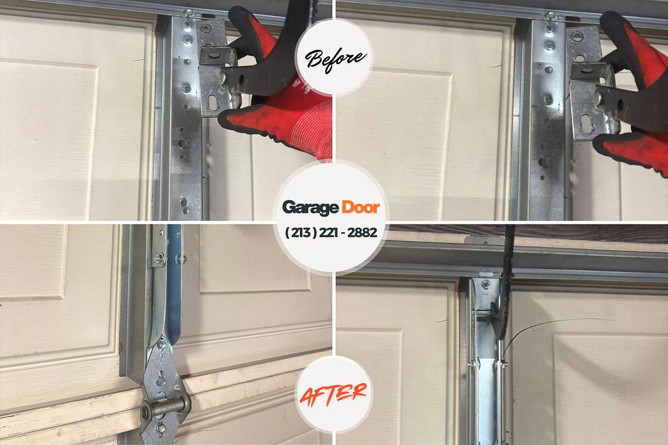 Before and after: garage door company Red Boiling Springs, TN